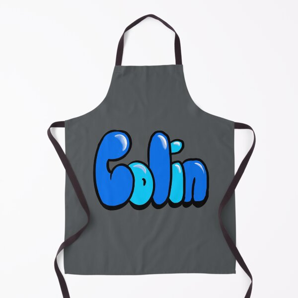 Item preview, Colin Name Art Retro 70s Typography Vintage Bubble Letters designed and sold by Artonmytee.