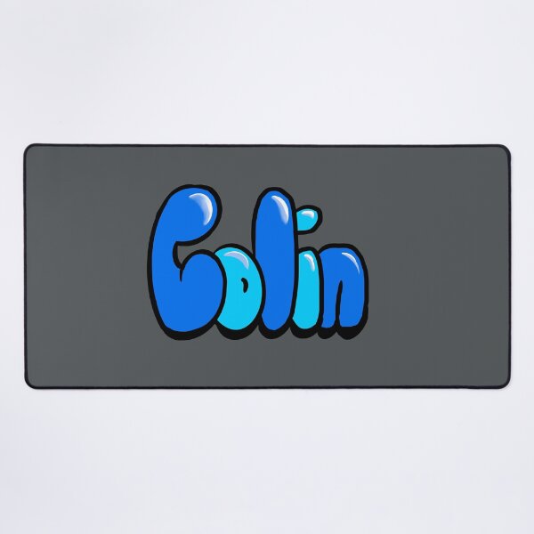 Item preview, Colin Name Art Retro 70s Typography Vintage Bubble Letters designed and sold by Artonmytee.