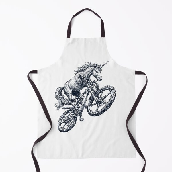 Item preview, Vintage Unicorn Riding Bicycle Cycling Bike Animal Lover designed and sold by TerryConnells.