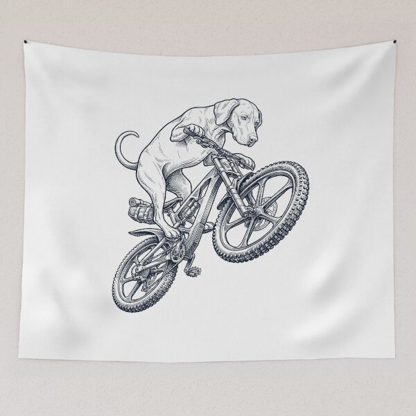 Item preview, Vintage Vizsla Riding Bicycle Cycling Bike Dog Lover designed and sold by TerryConnells.