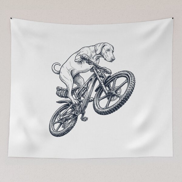 Item preview, Vintage Weimaraner Riding Bicycle Cycling Bike Dog Lover designed and sold by TerryConnells.