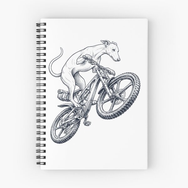 Item preview, Vintage Whippet Riding Bicycle Cycling Bike Dog Lover designed and sold by TerryConnells.