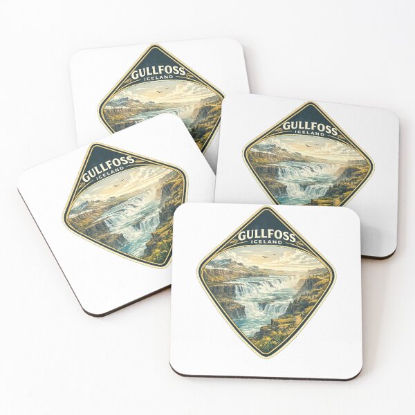 Item preview, Gullfoss Golden Circle Waterfalls and Iceland Highlands designed and sold by Aryabek.
