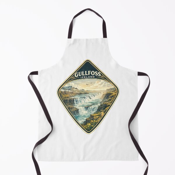 Item preview, Gullfoss Golden Circle Waterfalls and Iceland Highlands designed and sold by Aryabek.