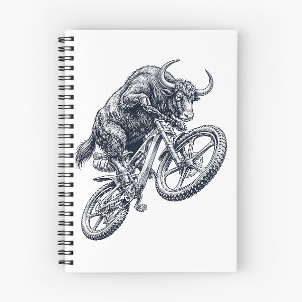 Item preview, Vintage Yak Riding Bicycle Cycling Bike Animal Lover designed and sold by TerryConnells.