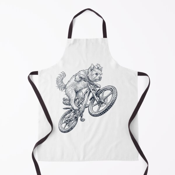 Item preview, Vintage Yorkshire Terrier Riding Bicycle Cycling Bike Dog Lover designed and sold by TerryConnells.