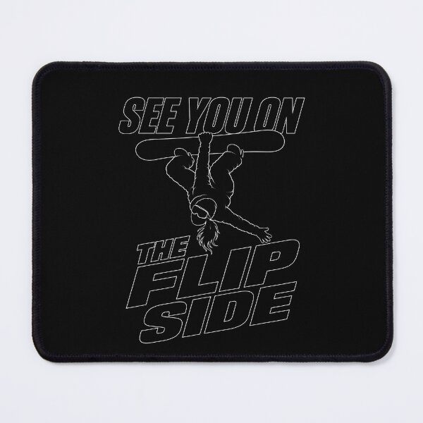 Item preview, See You On The Flip Side Funny Snowboarding Retro Winter Sports designed and sold by THREE LITTLE BEANS.