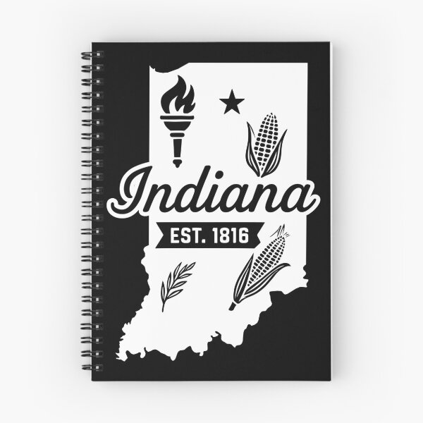 Item preview, Indiana Vintage Torch Corn Wheat Farmland Retro State Art designed and sold by Sunflo67.
