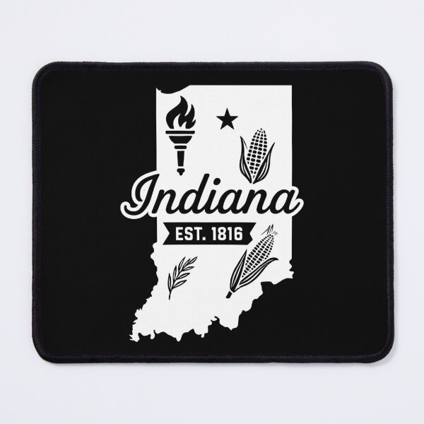 Item preview, Indiana Vintage Torch Corn Wheat Farmland Retro State Art designed and sold by Sunflo67.