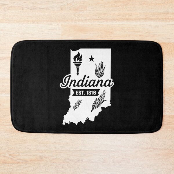 Item preview, Indiana Vintage Torch Corn Wheat Farmland Retro State Art designed and sold by Sunflo67.