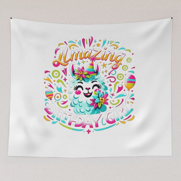 Item preview, Llamazing Birthday Girl designed and sold by SiarheiYur.