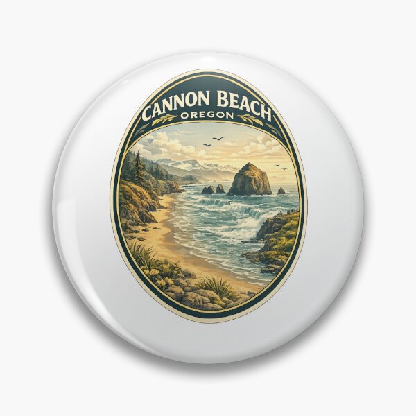 Item preview, Cannon Beach Haystack Rock and Oregon Coast Heritage designed and sold by Aryabek.