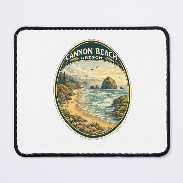 Item preview, Cannon Beach Haystack Rock and Oregon Coast Heritage designed and sold by Aryabek.