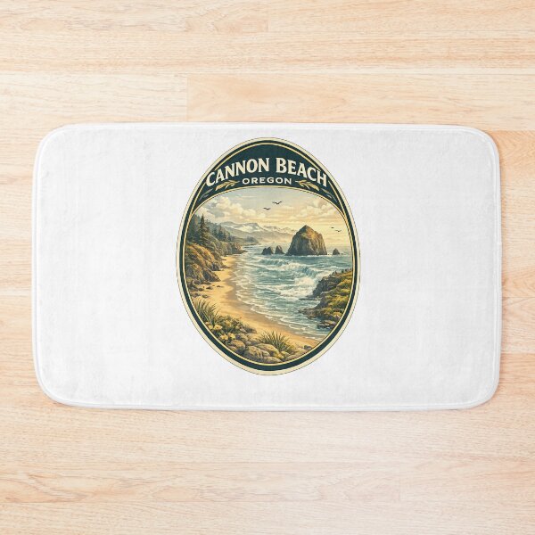Item preview, Cannon Beach Haystack Rock and Oregon Coast Heritage designed and sold by Aryabek.