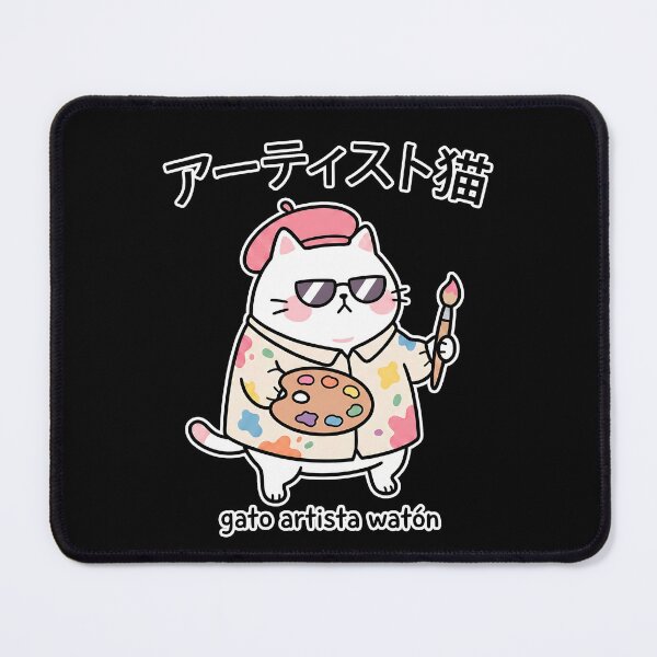 Item preview, Gato artista watón Kawaii Neko designed and sold by CuteKats.