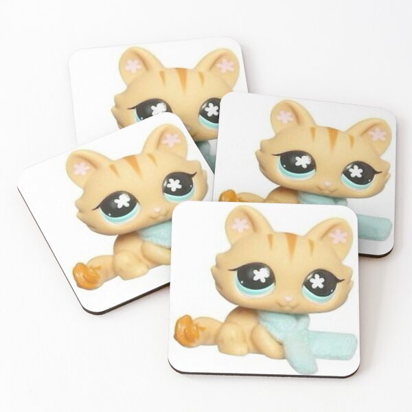 Item preview, littlest pet shop cat with sharf designed and sold by CatsCritterDesigns .