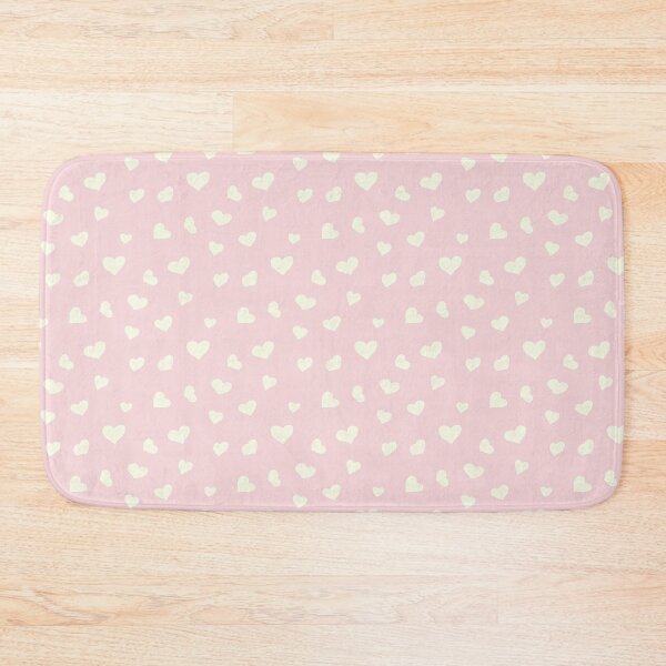 Item preview, White hand-painted hearts on a pink background - Valentine's Day cute designed and sold by Sonja Birkelbach.
