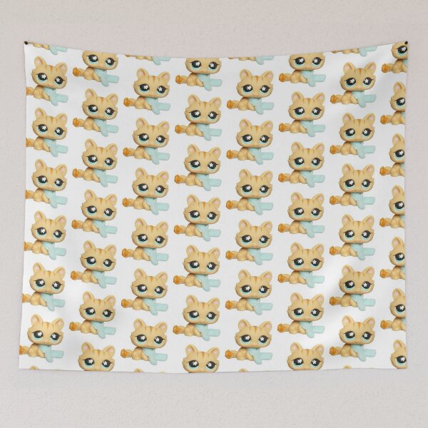 Item preview, littlest pet shop cat with sharf designed and sold by CatsCritterDesigns .