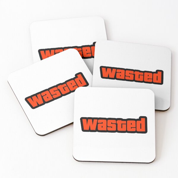 Item preview, Wasted Gaming Style Typography Sticker designed and sold by The-faith.