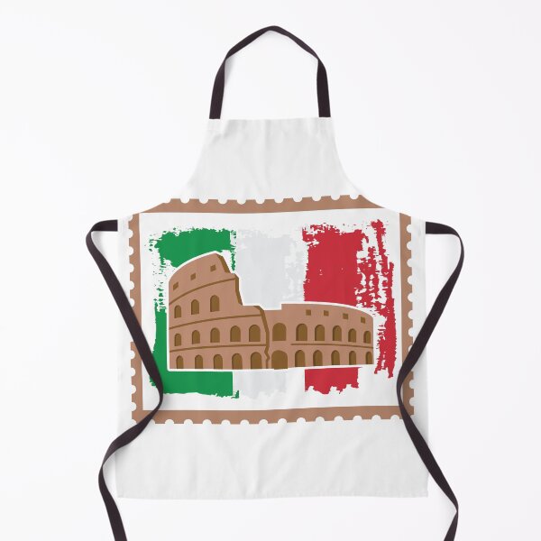 Item preview, Italy Stamp Design – Colosseum Silhouette with Italian Map in Stamp Frame designed and sold by EmeraldeaArt.