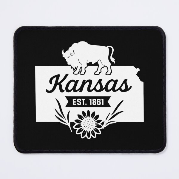 Item preview, Kansas Vintage Bison Sunflower Prairie Retro State Art designed and sold by Sunflo67.