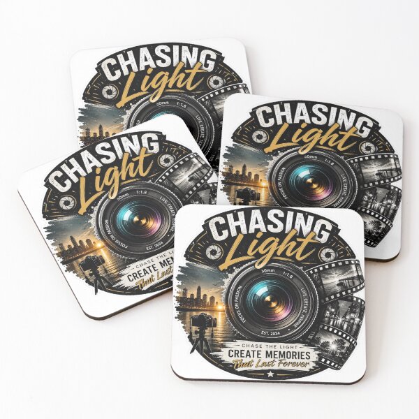 Item preview, Chasing Light Photography Camera Sticker designed and sold by Omanut Studio — By Ashwin..