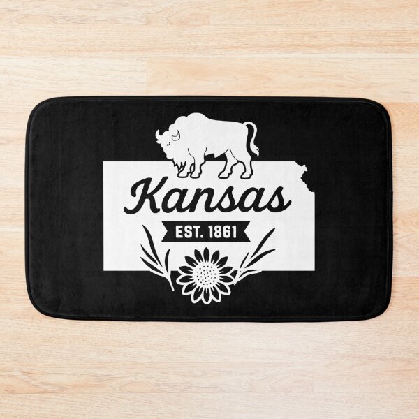 Item preview, Kansas Vintage Bison Sunflower Prairie Retro State Art designed and sold by Sunflo67.