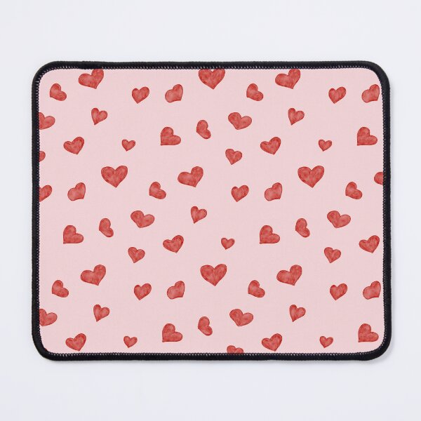 Item preview, Hand-painted hearts on a pink background - Valentine's Day cute designed and sold by Sonja Birkelbach.
