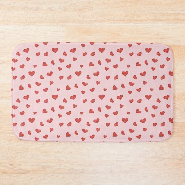 Item preview, Hand-painted hearts on a pink background - Valentine's Day cute designed and sold by Sonja Birkelbach.