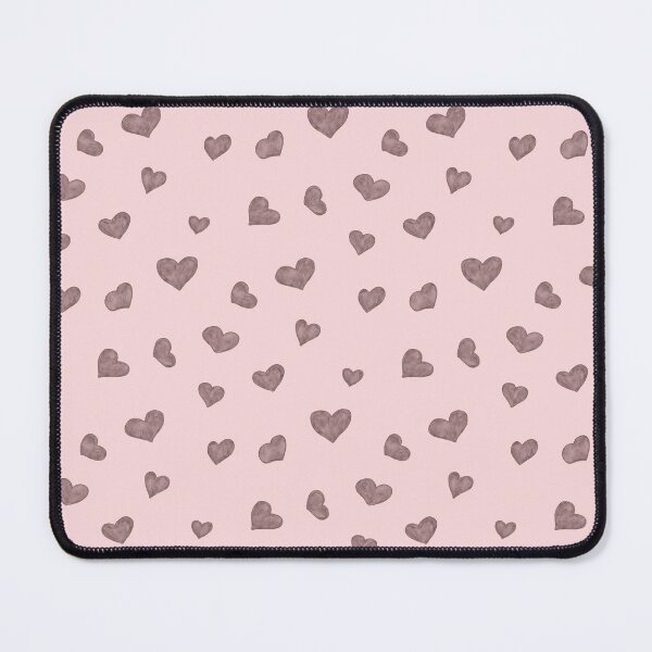 Item preview, Dark hand-painted hearts on a pink background - Valentine's Day cute designed and sold by Sonja Birkelbach.
