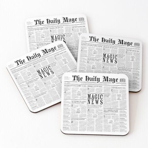 Item preview, The Daily Mage Fantasy Newspaper designed and sold by GrandeDuc.