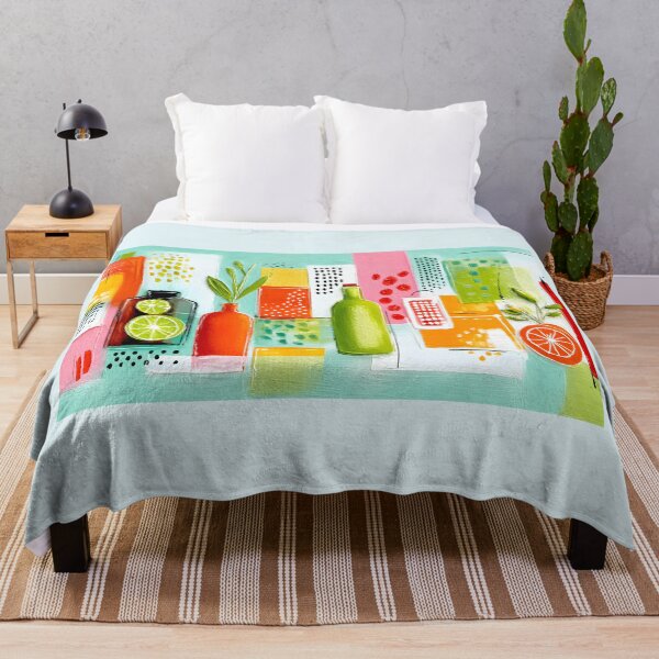 Item preview, Herbs and Citrus in Colorful Harmony - A Vibrant Geometric Celebration of Fresh Mediterranean Flavor designed and sold by OlfactoART Studio.