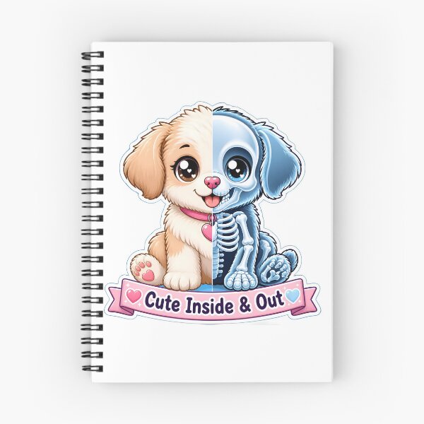 Item preview, Cute Inside & Out Veterinary Radiology Puppy | Kawaii X-Ray Vet Gift designed and sold by Bettybee00.