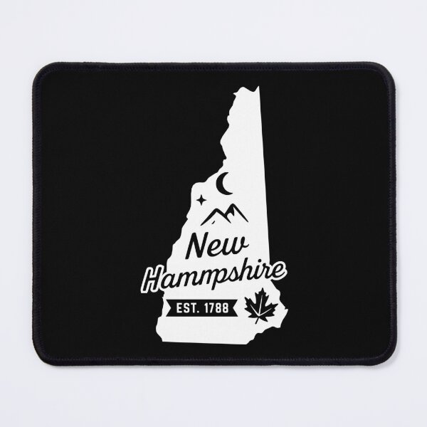 Item preview, New Hampshire Vintage Mountains Maple Leaf Moon Retro Art designed and sold by Sunflo67.
