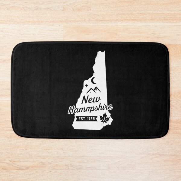 Item preview, New Hampshire Vintage Mountains Maple Leaf Moon Retro Art designed and sold by Sunflo67.