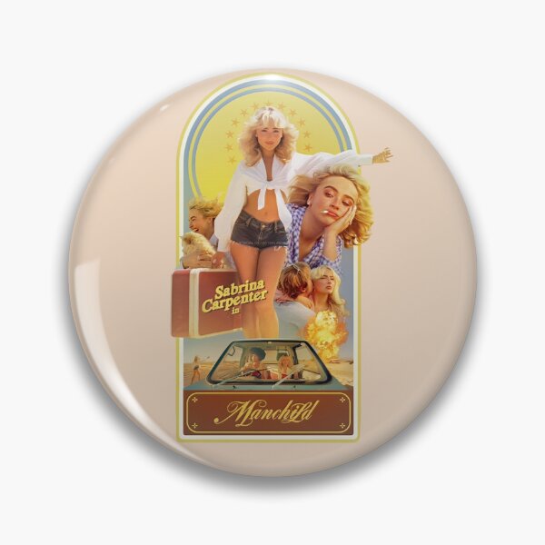 Item preview, Sabrina Carpenter Manchild Retro Movie Poster designed and sold by Moonpaw-Whimsy.