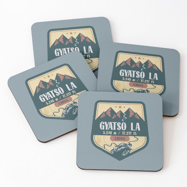 Item preview, Gyatso La Himalaya Tibet China Biker Badge designed and sold by CynthiaGraphics.