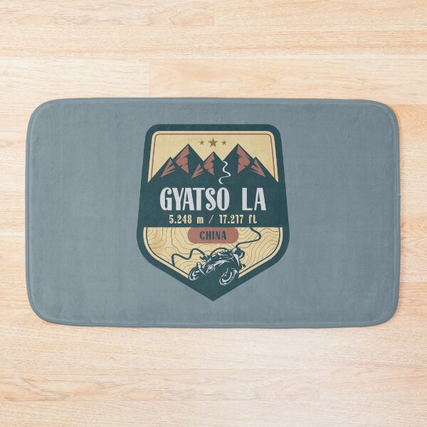 Item preview, Gyatso La Himalaya Tibet China Biker Badge designed and sold by CynthiaGraphics.