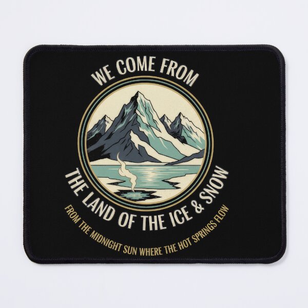 Item preview, We come from the land of the ice & snow, from the midnight sun where the hot springs flow #8632 designed and sold by aztra-art.