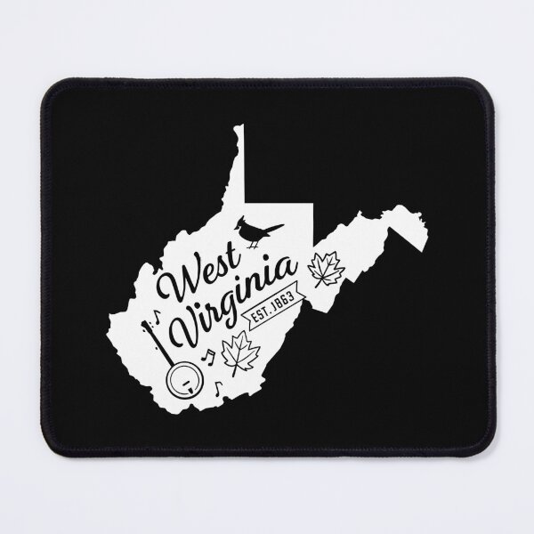 Item preview, West Virginia Vintage Banjo Cardinal Maple Leaf Retro Art designed and sold by Sunflo67.