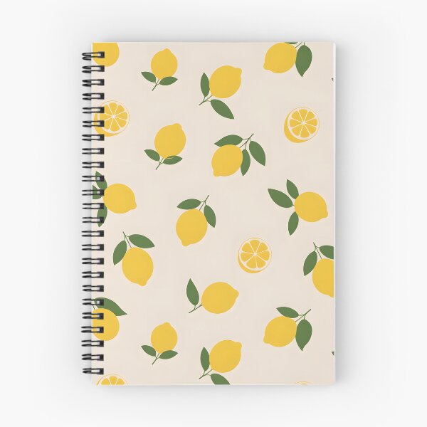 Item preview, Simple Lemon Pattern – Neutral Beige Citrus and Leaf Design designed and sold by EmeraldeaArt.