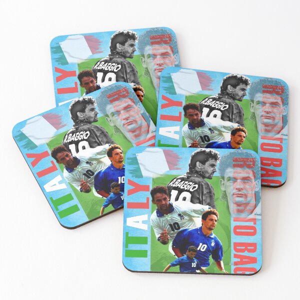 Item preview, Roberto Baggio Italy Football Poster Art Print designed and sold by Af-RT10.