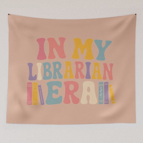 Item preview, In My Librarian Era Retro Groovy Book Lover designed and sold by bosamji.