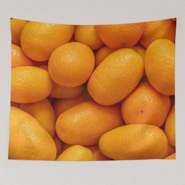 Item preview, Fresh Organic Kumquat Citrus Fruit Texture Pattern designed and sold by MariaAbaza.