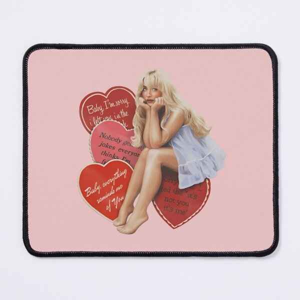 Item preview, Sabrina Carpenter Candy Hearts Sad Romantic Art designed and sold by Moonpaw-Whimsy.