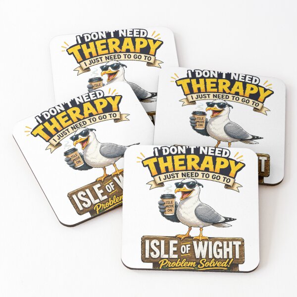 Item preview, I Don’t Need Therapy I Just Need Isle of Wight T-Shirt | Funny Seagull Travel Graphic Tee | British Coastal Vacation Shirt designed and sold by Sushikidsntod.