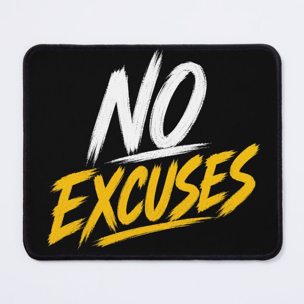 Item preview, No Excuses Motivational Design | Discipline Fitness Typography designed and sold by the-dovlat.