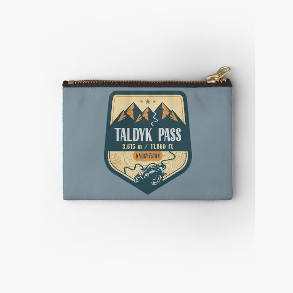 Item preview, Taldyk Pass Alay Kyrgyzstan Biker Badge designed and sold by CynthiaGraphics.