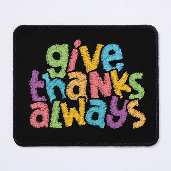 Item preview, Give Thanks Always – Christian Gratitude designed and sold by Verse & Vibes.