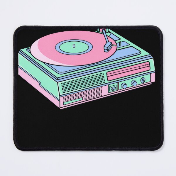 Item preview, Retro Pastel Turntable Aesthetic – Vintage Vinyl Vibes #9013 designed and sold by trusty-ben-art.